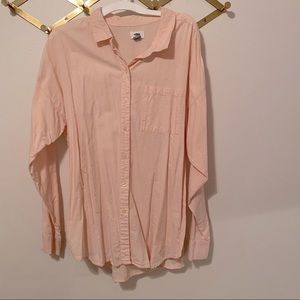 Pale Pink Button Down